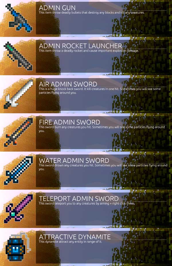 Admin Weapons Mod For Minecraft 1 14 4 Mtmods Com